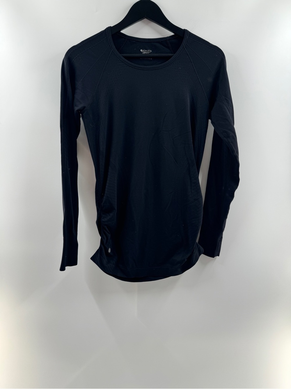 Athleta Black Long Sleeve Athletic Top Women's Medium